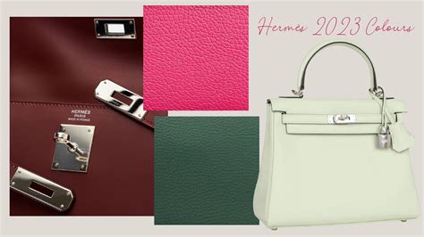 hermes purses 2023|Hermes 2023 colors.